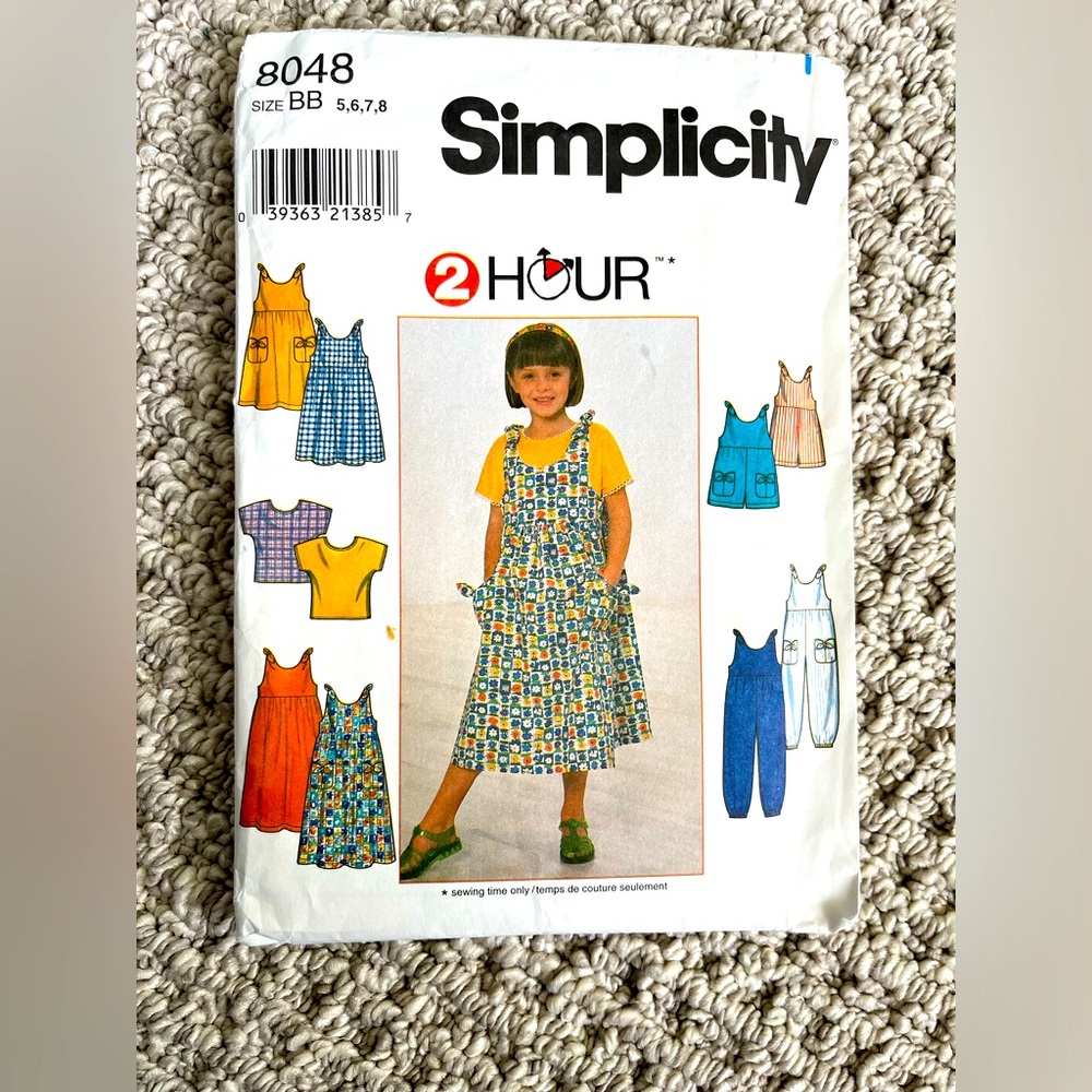 Simplicity Child’s Pattern 8048, Uncut